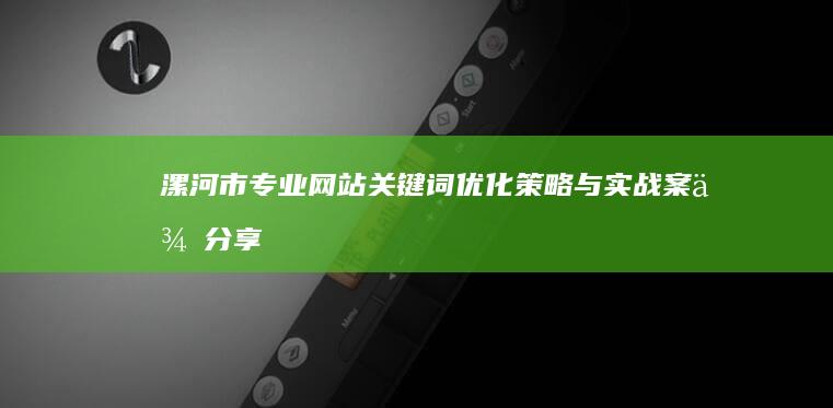 漯河市专业网站关键词优化策略与实战案例分享